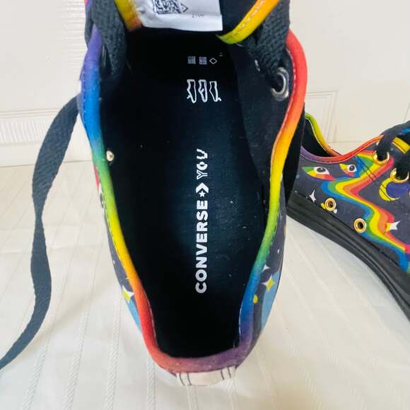 NWOT Converse Chuck 70 Low Pride Galaxy Sneakers size mens 8.5/womens 10.5 - Picture 8 of 8